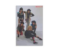 Fucoming Hanoi Rocks Band (10) Vintage Poster, Canvas Hanging Print Paint Art Aesthetic Posters for Bedroom Living Room Wall Decor 16x24inch(40x60cm)