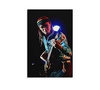 Fucoming Jaco Pastorius B6 Music Poster Vintage Poster, Canvas Hanging Print Paint Art Aesthetic Posters for Bedroom Living Room Wall Decor 12x18inch(30x45cm)