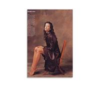 Fucoming Liv Tyler Red Toes Vintage Poster, Canvas Hanging Print Paint Art Aesthetic Posters for Bedroom Living Room Wall Decor 12x18inch(30x45cm)