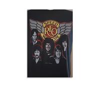 Fucoming REO Speedwagon (3) Music Poster Vintage Poster, Canvas Hanging Print Paint Art Aesthetic Posters for Bedroom Living Room Wall Decor 12x18inch(30x45cm)
