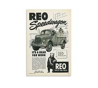 Fucoming REO Speedwagon (4) Concert Poster Vintage Poster, Canvas Hanging Print Paint Art Aesthetic Posters for Bedroom Living Room Wall Decor 12x18inch(30x45cm)