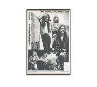 Fucoming Rush Band (8) Music Poster Vintage Poster, Canvas Hanging Print Paint Art Aesthetic Posters for Bedroom Living Room Wall Decor 08x12inch(20x30cm)