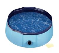 Fudajo Dog Paddling Pool, Diameter 60 cm, Height 20 cm, Robust PVC Material, Foldable with Non-slip Base Great for Summer