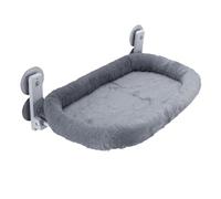 Fudajo Window Cat Hammock 30 x 52 cm Dark Grey, Hammock up to 10 kg, Cat Bed, Space-Saving Window Perch with Suction Cups
