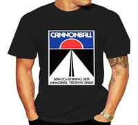 FUDAO Men's Cannonball Baker Sea to Shining Sea t Shirt Cannonball sea Shining Baker Run America M Black
