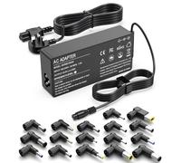 FUDCOCWN 90W Universal Laptop Charger UK AC Power Adapter | Compatible with Sony & most 19.5V laptops, Includes 17 interchangeable tips