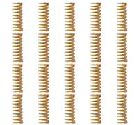 Fudeshe 20 Pcs 3D Printer Die Spring, 8mm OD 20mm Length Compression Mould Die Springs,Strong Compression Springs Levelling Springs for Hotbeds