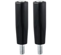 Fudeshe 2Pcs Knobs Revolving Handwheel, T Tulead Lathe Crank Handle, M10 Male Threaded Handle Grip Stem, Rotating Handle, Machine Handle for Milling Machinery