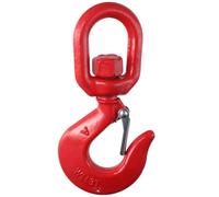 Fudeshe 3 Ton Locking Swivel Hook,Swivel Lifting Hook, Clevis Hook,Swivel Lifting Hook,Heavy Duty Crane Hook for Project Hoisting Machinery, Metallurgy Mining Equipment