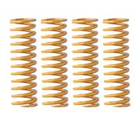 Fudeshe 4Pcs Compression Leveling Springs, 3D Printer Heated Bed Yellow Spring Kit,25mm/0.98 Inch DIY Extrusion Spring