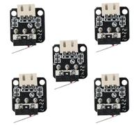 Fudeshe 5 Pcs Micro Mechanical Switch,Limit Switch Kit,Mechanical Limit Switches, Microswitch Travel Reset,3D Printer Limit Switchs Parts Accessories