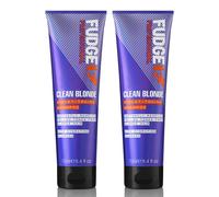 FUDGE Clean Blonde Purple Violet Toning Shampoo 250ml Double in Clear Fudge Clear