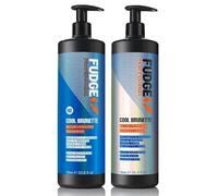 Fudge DUO Cool Brunette Blue Toning Shampoo 1000ml and Conditioner 1000ml
