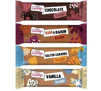 Fudge Fanatics Gift Set - 4 x 130g Fudge Bars (Chocolate, Salted Caramel, Rum & Raisin, Vanilla)
