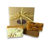 Fudge Gift Box, 18 Large Assorted Fingers, Caramel, Cream liquor, Vanilla, Sea Salted, Rum, Gluten-Free Fudge