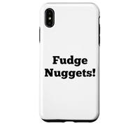 Fudge Nuggets, Funny Cursing Kids Safe Swear Curse Bad Word Case for iPhone XS Max