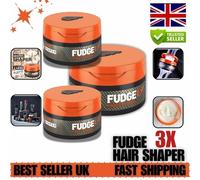 Fudge Professional Hair Shaper, Hair Wax, Hair Styling Paste for Men 75 g 3 Pack