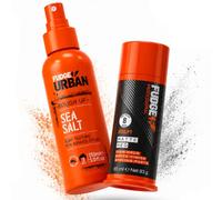 Fudge Urban Rough Up Sea Salt Spray 150ml + Sculpt Matte Hed 85ml | Hair Styling Duo for Men, Texturising Spray & Firm Hold Matte Hair Paste, Texture, Definition & Control