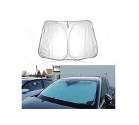 FUDGENGNP Car Windscreen Sun Shade for Hyundai i10/i20/i30/i40/ix20/ix35/ix55/ioniq/ioniq 5/Kona/Grandezza, Front Window Windshield Anti-UV Sunscreen Dust Protector Interior Accessories,Silver