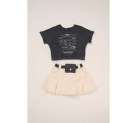 Fudo T-Shirt, Skort And Belt Purse Kids Outfit Set -