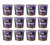 Fuel 10k Chocolate Flavour Porridge Pots Morning Breakfast High Protein High Fibre 12 x 70g
