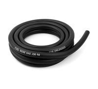 Fuel and Oil Hose 10.0 mm x 2 m SAE J30 R6 - Flexible Nitrile Rubber Petrol Diesel Oil and Water Pipe - Reinforced Smooth Bore Fuel Line for Automotive, Marine, Industrial and Machinery Use