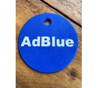 Fuel and Water Identification Tags - Durable Plastic Safety Labels for Fuel, Water, AdBlue & Safety - Double-Sided, Waterproof & Durable (AdBlue)