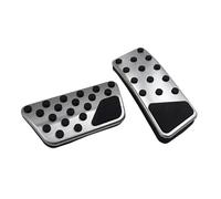Fuel Brake Clutch Pedal For Jeep For Wrangler JK 2007-2017 AT Accelerator Brake Pedal Cover Pads Parts Accessories 2pcs Stainless Steel Car Pedals