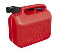 Fuel Can 10L - Red - Sealey JC10PR New