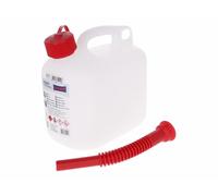fuel can 5L translucent w/ flexible spout - empty