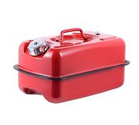 Fuel Can Metal 20L - Portable Backup Gasoline Container for Motorcycle, SUV, ATV, Dirt Bike, Car, Boat