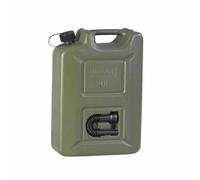 Fuel Canister Petrol Diesel Olive 20L Integrated Black Spout New
