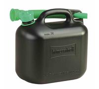 Fuel Canister Reserve Canister 5 Litre Black Canister Petrol Plastic