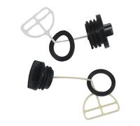 Fuel Cap and Oil Cap Replacement Set with Seal Washer and Gasket for Chinese 5200 52cc Chainsaw Outdoor Power Equipment Parts for Yard and Garden Maintenance
