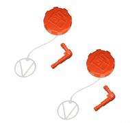 Fuel Cap Assembly for Echo Trimmers Blowers Replace P021040030, Hard Plastic Gas Tank Cover Fit SRM-266S PB-265LN PAS-280 SHC-266 GT-230 Parts(2pcs)