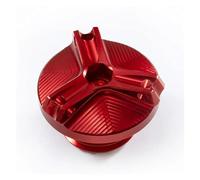 Fuel Cap Engine Oil Cap Bolts Fuel Filler Cap Protection For Z900 Z650 Z800 Z400 Z1000 Z1000R Z1000SX Z900RS Z125(RED)
