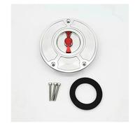 Fuel Cap For CBR 600RR CBR600RR CBR 600 RR CBR600 RR 2003-2016 Motorcycle Quick Release Cover Gas Fuel Tank Cap(Sliver Red)