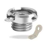 Fuel Cap For CBR600RR CBR1100XX For BLACKBIRD ST1300 ST1300A VFR800 CBR125R Motorcycle Engine Oil Filler Cup Cap Reservoir Cup(SILVER)