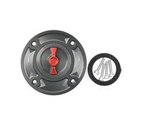 Fuel Cap For Suzuki GSF1200 For Bandit 1200 2001-2004 2002 2003 Keyless Motorcycle Fuel Gas Tank Cap(Gray Red)