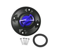 Fuel Cap For Suzuki GSXR600 Gsxr750 Gsxr1000 Gsxr1300 For Hayabusa TL1000S TL1000R GS500 SV650 Gsf1200 Motorcycle CNC Fuel Tank Cap Cover(Bl-ue)