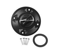 Fuel Cap For Suzuki GSXR600 Gsxr750 Gsxr1000 Gsxr1300 For Hayabusa TL1000S TL1000R GS500 SV650 Gsf1200 Motorcycle CNC Fuel Tank Cap Cover(Black)