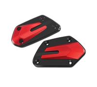 Fuel Cap Motorcycle CNC Front Brake Clutch Fluid Reservoir Cover Tank Cap For R1200GS R1200R R1200RS R1200RT 2014-2019(RED)