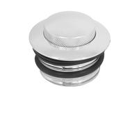 Fuel Cap,Oil Cap Replacement Motorcycle Flush Pop Up Oil Fuel Gas Tank Cap Right Hand Thread Vented Cover Fit use for Harley Touring Softail Dyna Sportster(Chrome Gas Cap)