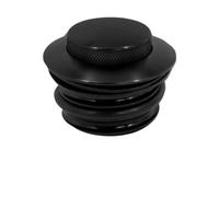 Fuel Cap,Oil Cap Replacement Motorcycle Flush Pop Up Oil Fuel Gas Tank Cap Right Hand Thread Vented Cover Fit use for Harley Touring Softail Dyna Sportster(Black Gas Cap)