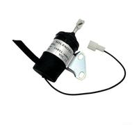 Fuel Cut-Off Solenoid Valve 12V for Kubota Tractors Mowers, Diesel Injection Stop Switch Part 16851-60014 16851-60010, Metal Engine Shutdown Controller