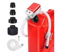 Fuel Delivery Pump, with Automatic Stop Sensor and 4 Adapters, Portable Horizontal Battery Oil for Diesel Urea