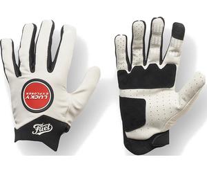 Fuel Endurage Lucky Explorer Motocross Gloves, white-red, size 3XL for Men
