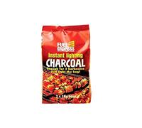 Fuel Express 12kg (12 x 1kg bags) Instant Lighting Charcoal BBQ Barbecues