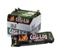 Fuel Express Cosi-Logs Wax Soaked Eco-Friendly Instant Easy Light Fireplace Fuel Fire Logs 1 Pack Of 12