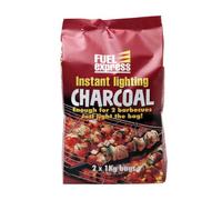 Fuel Express Instant Light Charcoal 2X1Kg X 140 Bags